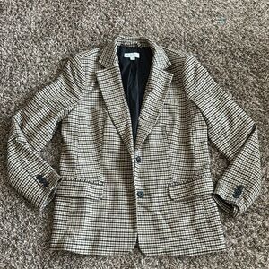 Plaid Blazer Jacket